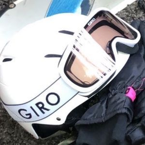 Brand new ski helmet and goggles